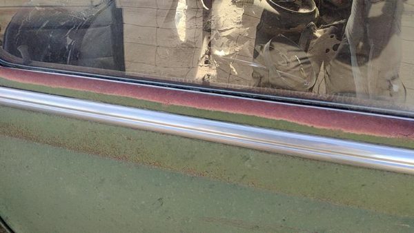 53 Chevy Bel Air 150 Sedan Driver Left Rear Moulding From Door Back Trim Chrome — photo 4