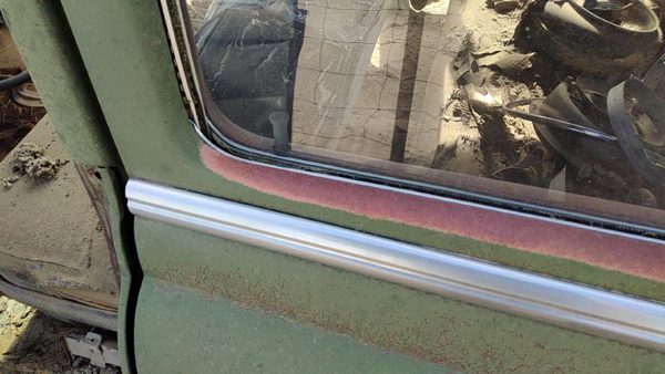 53 Chevy Bel Air 150 Sedan Driver Left Rear Moulding From Door Back Trim Chrome — photo 6