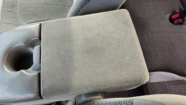 1999-2000 Ford F150 Center Console Lid Only Oem Arm Rest Fold Down Gray — photo 2