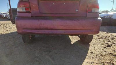 1994-1997 Ford Aspire Rear Bumper Cover Assembly Oem Back E5 Red F4bz17906a