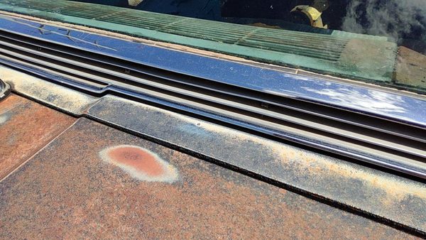 1964-1966 Ford Thunderbird Coupe Chrome Trim Below Back Glass Oem Moulding — photo 4