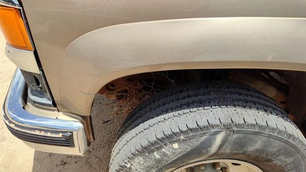 1995-00 Silverado 2500 Driver Left Front Wheel Flare Moulding Fender Gold 55U — photo 8