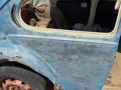 1968-1979 Vw Super Beetle Passenger Right Rear Moulding On Quarter Panel Oem