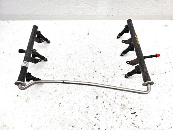 2004-2012 Jeep Liberty Complete Fuel Rail With Injectors Set Loaded Oem 3.7L — photo 1