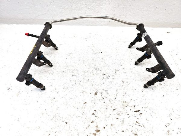 2004-2012 Jeep Liberty Complete Fuel Rail With Injectors Set Loaded Oem 3.7L — photo 8
