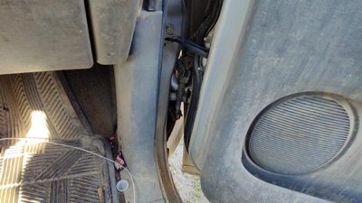 04-07 Caravan Passenger Right Lower Sill Step Moulding Trim Panel D5 Slate Gray