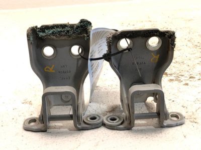 2014 Ford F250 Super Duty Passenger Right Front Door Hinge Pair Set Oem Crew Cab