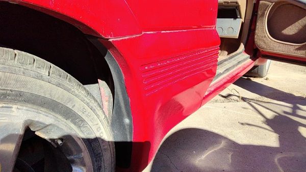 92-94 Grand Prix Passenger Right Rear Moulding On Quarter Panel Oem 2 Door Red — photo 5