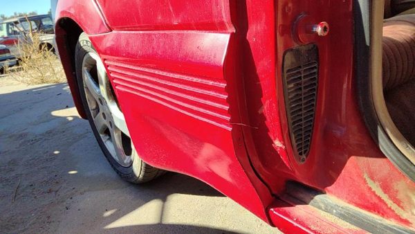 92-94 Grand Prix Passenger Right Rear Moulding On Quarter Panel Oem 2 Door Red — photo 3