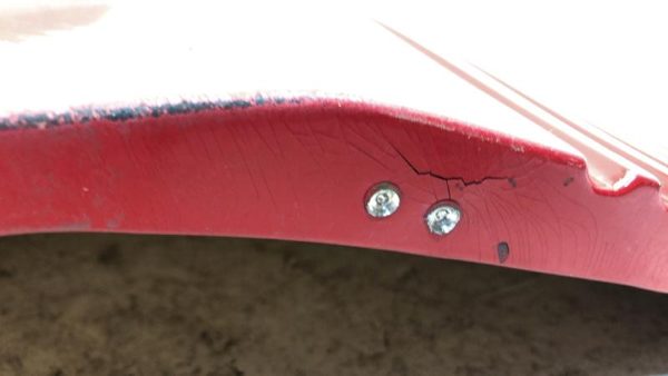 92-94 Grand Prix Passenger Right Rear Moulding On Quarter Panel Oem 2 Door Red — photo 14