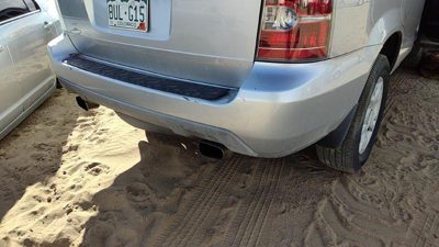 2004-2006 Acura Mdx Rear Bumper Cover Assembly Oem Back Silver 04715S3Va80Zz