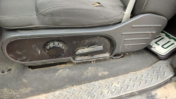 2004-2008 Ford F150 Driver Left Side Seat Trim Panel Oem Gray Me — photo 2