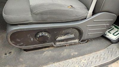 2004-2008 Ford F150 Driver Left Side Seat Trim Panel Oem Gray Me