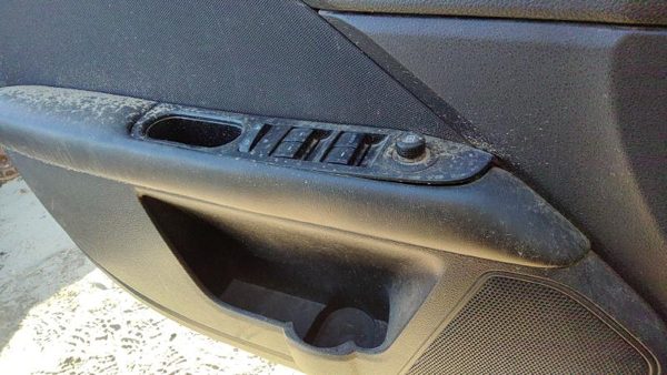 10-12 Fusion Driver Left Front Door Trim Panel With Master Switch Charcoal Black — photo 7