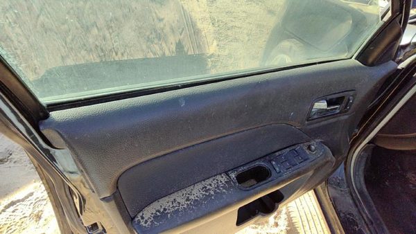 10-12 Fusion Driver Left Front Door Trim Panel With Master Switch Charcoal Black — photo 3