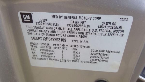2004 Buick Rainier — vehicle photo 5