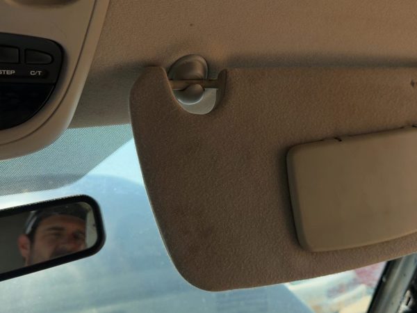 2002-2005 Dodge Ram 1500 Passenger Right Sun Visor Oem Dark Gray V9Dv 0Wf20Tl2Aa — photo 7
