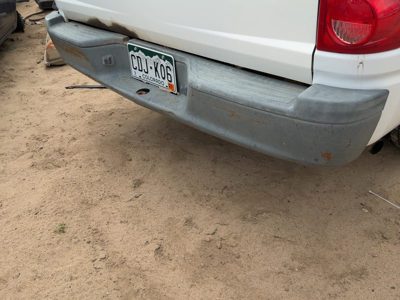 2005-2011 Dodge Dakota Rear Bumper With Mount Brackets Oem 55077652Ab