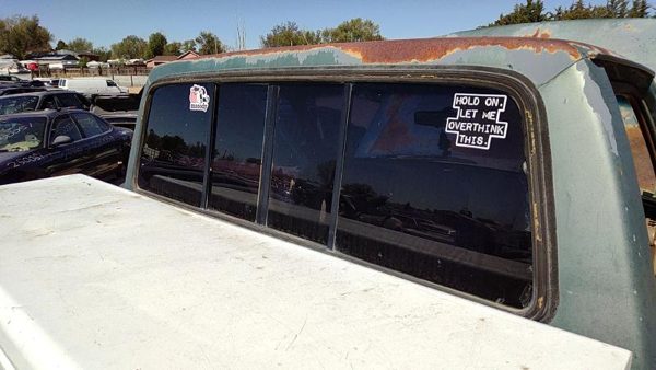 1988 Ford F150 Back Glass/window Glass Rear Window OEM db08177gt — photo 1