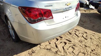 2011-2016 Chevy Cruze Rear Bumper Cover Assembly Oem Back Silver Gan 12776334