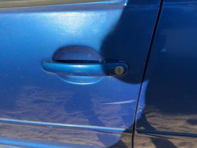 2000-2011 Vw Jetta Driver Left Front Outside Door Handle Oem Blue 3B0837207Ggru