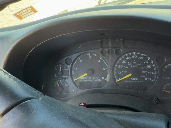 98-02 S10 Blazer Trim Bezel Around Speedometer Dash Surround Panel Graphite 12H — photo 4