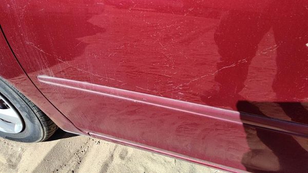 02-06 Camry Driver Left Front Moulding From Door Oem Trim Strip Salsa Red 3Q3 — photo 6