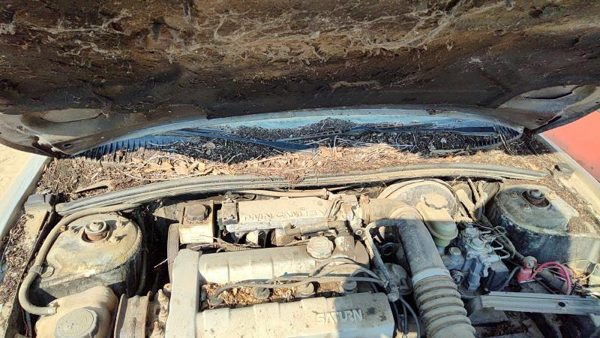 93-96 Saturn Sc2 Coupe Windshield Wiper Cowl Vent Trim Panel Oem Cover — photo 2