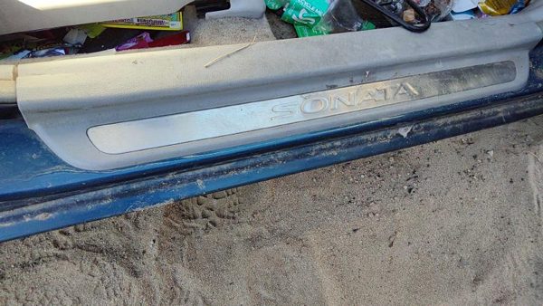 2006 Hyundai Sonata Passenger Right Lower Sill Step Moulding Trim Panel Oem Gray — photo 3