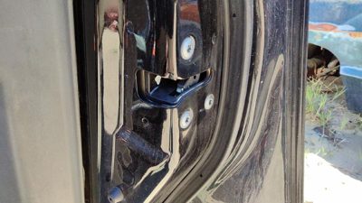 2007-2009 Nissan Sentra Passenger Right Front Door Latch With Rods/Cables Oem
