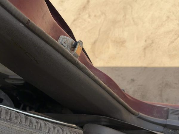 1985-1988 Nissan Maxima Sedan Driver Left Lower B-Pillar Trim Gray OEM — photo 4
