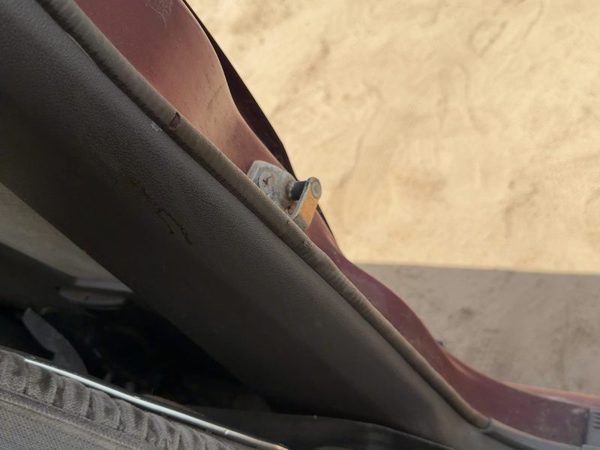 1985-1988 Nissan Maxima Sedan Driver Left Lower B-Pillar Trim Gray OEM — photo 5
