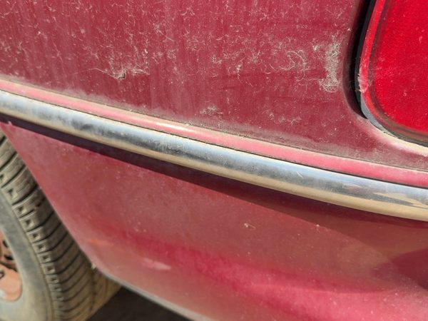 1996 Chrysler Town & Country Driver Left Rear Qtr Molding Chrome Candy Apple Red — photo 6