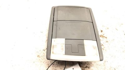09-14 Ford F150 Center Overhead Console Dome Light Map Lamp Cubby Steel Gray Ms