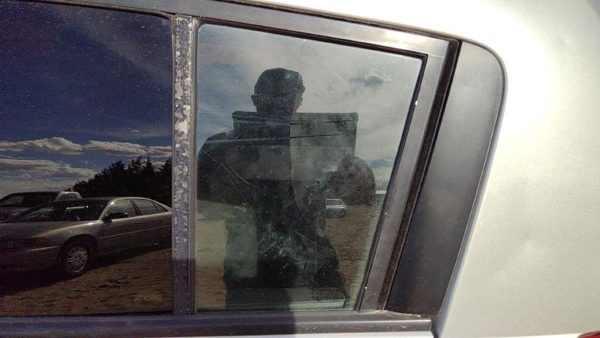 07-11 Nissan Versa Driver Left Rear Vent Window Back Door Glass With Frame Oem — photo 3