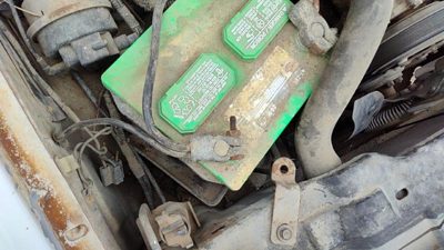 1987-1996 Jeep Cherokee Complete Battery Box Mount Tray With Hold Down Oem 4.0L