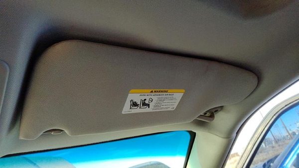 2005-2007 Chrysler 300 Passenger Right Sun Visor Oem Gray D1 1Ah06bd1aa — photo 2