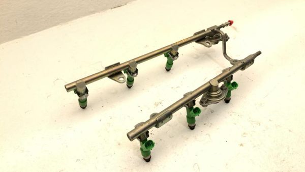 2013-16 Nissan Pathfinder Complete Fuel Rail With Injectors Set Loaded Oem 3.5L — photo 2