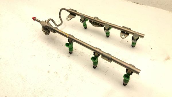 2013-16 Nissan Pathfinder Complete Fuel Rail With Injectors Set Loaded Oem 3.5L — photo 4