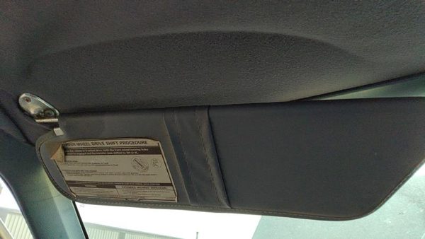 83-88 Ford Ranger Driver Left Sun Visor Oem Blue — photo 5