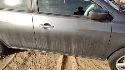 2017 Nissan Versa Front Door RH Gray Kad