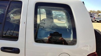 2002-2007 Jeep Liberty Driver Left Rear Quarter Glass Back Side Window Oem