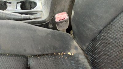 09-13 Toyota Corolla Driver Left Front Seat Belt Buckle Receiver Oem Charcoal 17