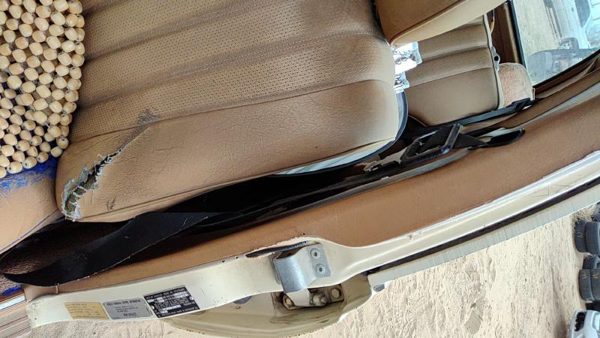 79-83 Mercedes 300Td Driver Left Front Seat Belt Retractor Oem Shoulder Brown — photo 2