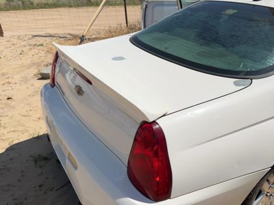 2006 Chevy Monte Carlo Trunk/decklid/hatch/tailgate White 40U