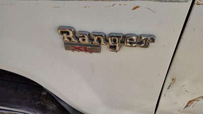 83-88 Ford Ranger Driver Left Fender Emblem Badge Set Oem