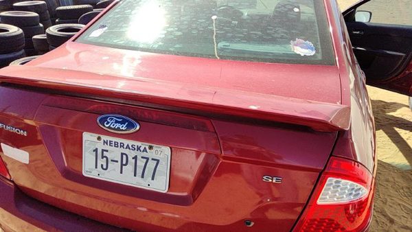 2010-2012 Ford Fusion Rear Spoiler Back Wing Oem Red U6 9E5Z5444210Aa — photo 2