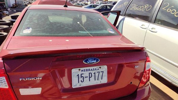 2010-2012 Ford Fusion Rear Spoiler Back Wing Oem Red U6 9E5Z5444210Aa — photo 3