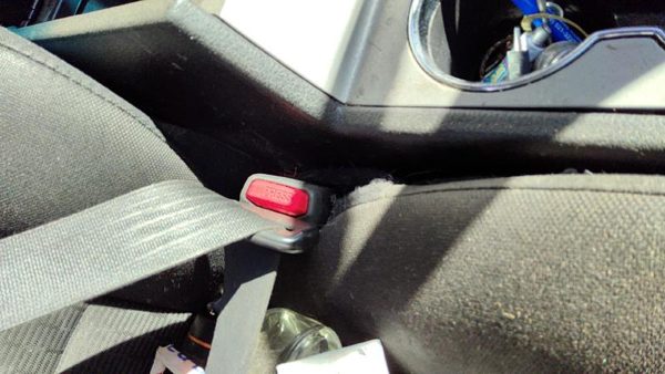 06-11 Ford Fusion Passenger Right Front Seat Belt Buckle Receiver Oem Black Dw — photo 4