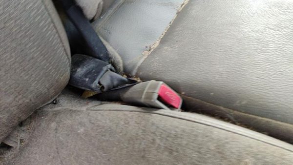 03-05 Ram 2500 Passenger Front Seat Belt Buckle Receiver Regular Cab Taupe L5 — photo 2